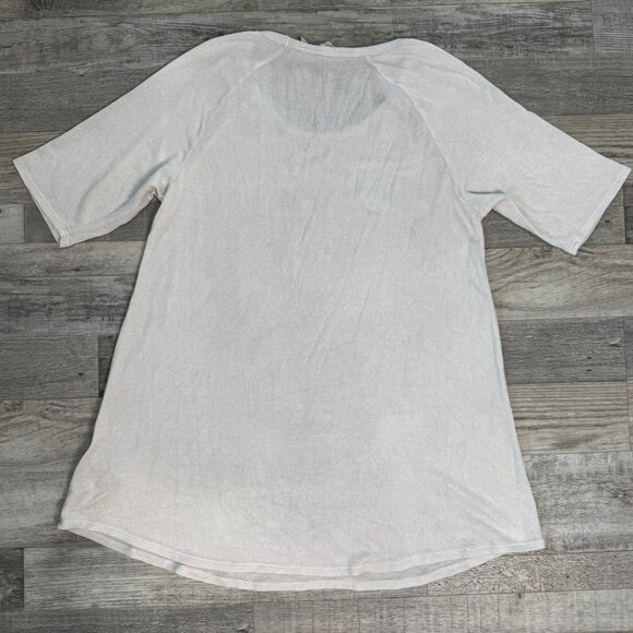 Soft Surroundings Ivory Elbow Sleeve Sweater Tunic Lightweight B24 - Picture 6 of 6